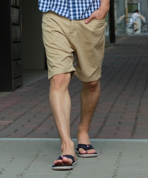 WEGO(ウィゴー)の「WEGO/サルエルチノショートパンツ(チノパンツ・メンズ・ブラック/ベージュ/ブルー/オレンジ・MEDIUM/LARGE)」の1枚目の写真