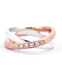 “HAWAIIAN”ブルームクロスペアリング/シルバー925【LION HEART / ライオンハート】