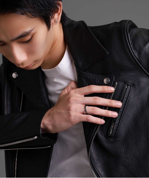 LION HEART(ライオンハート)の「“HAWAIIAN”ブルームクロスペアリング/シルバー925【LION HEART / ライオンハート】(リング・メンズ・ピンクゴールド/ブラック・#13/#11/#9/#15/#17/#21/#19/#7)」の16枚目の写真