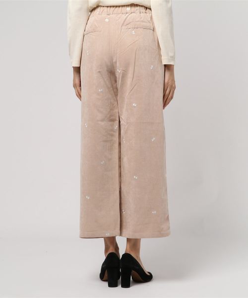 flower(フラワー)の「フローティングフラワーパンツ2(その他パンツ・レディース・ベージュ/ブルー・FREE)」の4枚目の写真