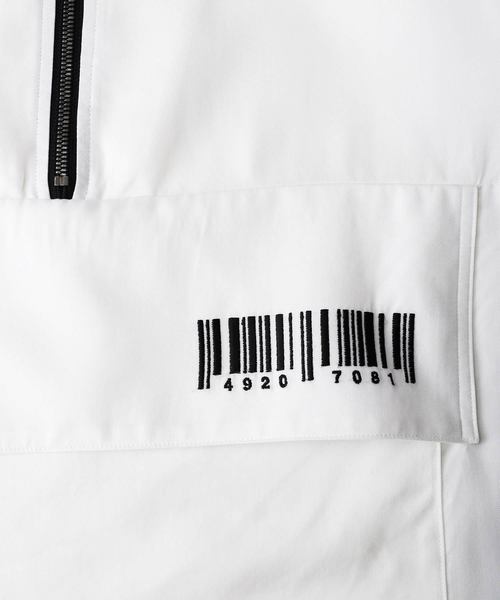 SHAREEF(シャリーフ)の「HALF ZIP SHIRTS(シャツ/ブラウス・メンズ・ホワイト/ブラック/モカ/ネイビー・1/2/3)」の12枚目の写真