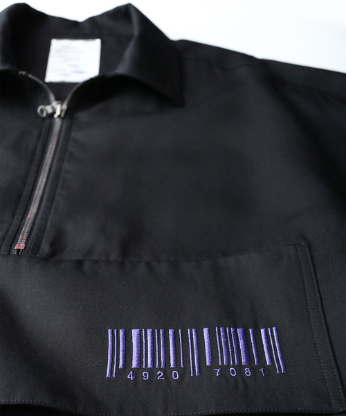SHAREEF(シャリーフ)の「HALF ZIP SHIRTS(シャツ/ブラウス・メンズ・ホワイト/ブラック/モカ/ネイビー・1/2/3)」の9枚目の写真