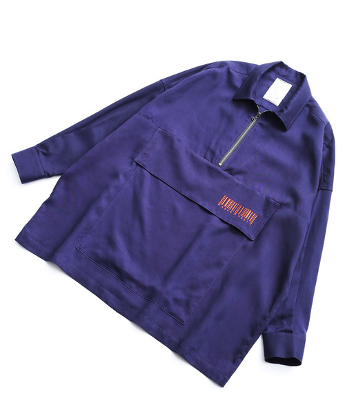 SHAREEF(シャリーフ)の「HALF ZIP SHIRTS(シャツ/ブラウス・メンズ・ホワイト/ブラック/モカ/ネイビー・1/2/3)」の11枚目の写真
