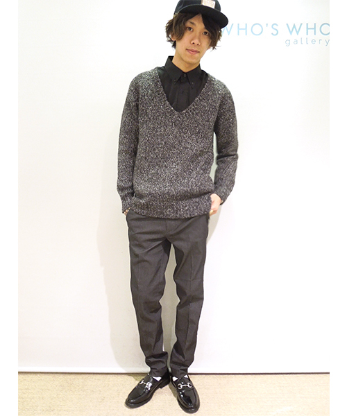 WHO'S WHO gallery（フーズフーギャラリー）の「【期間限定セール】【BOY MAN】ローンボタンダウンシャツ（シャツ/ブラウス・メンズ・グレー/ブルー/ブラック/ホワイト/ワインレッド・SMALL/MEDIUM/LARGE）」の17枚目の写真