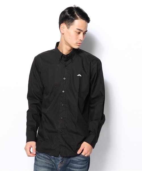 WHO'S WHO gallery（フーズフーギャラリー）の「【期間限定セール】【BOY MAN】ローンボタンダウンシャツ（シャツ/ブラウス・メンズ・グレー/ブルー/ブラック/ホワイト/ワインレッド・SMALL/MEDIUM/LARGE）」の4枚目の写真