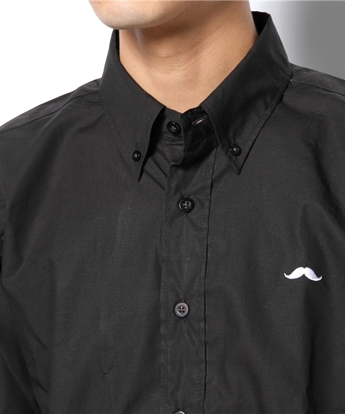 WHO'S WHO gallery（フーズフーギャラリー）の「【期間限定セール】【BOY MAN】ローンボタンダウンシャツ（シャツ/ブラウス・メンズ・グレー/ブルー/ブラック/ホワイト/ワインレッド・SMALL/MEDIUM/LARGE）」の9枚目の写真