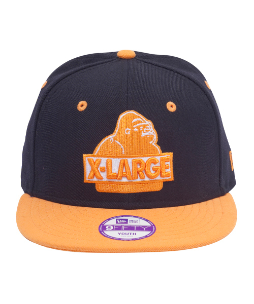 XLARGE KIDS（エクストララージキッズ）の「XLARGE KIDS × NEW ERA “PLAIN”（キャップ・キッズ・ネイビー・ONE SIZE）」の2枚目の写真