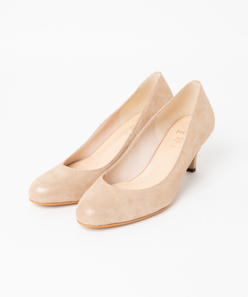PICHE ABAHOUSE(ピシェ アバハウス)の「fluffy fit 6cmラウンドトゥパンプス(パンプス・レディース・ブラック/ピンク/ピンクゴールド・40/38/39/34/35/36/37)」の3枚目の写真