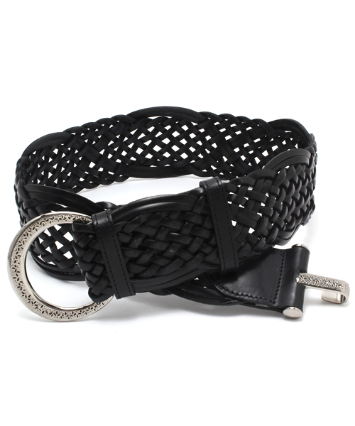 goa(ゴア)の「ひっかけ編みベルト(ベルト・レディース・アイボリー/ブラック/ブラウン/キャメル・FREE)」の2枚目の写真