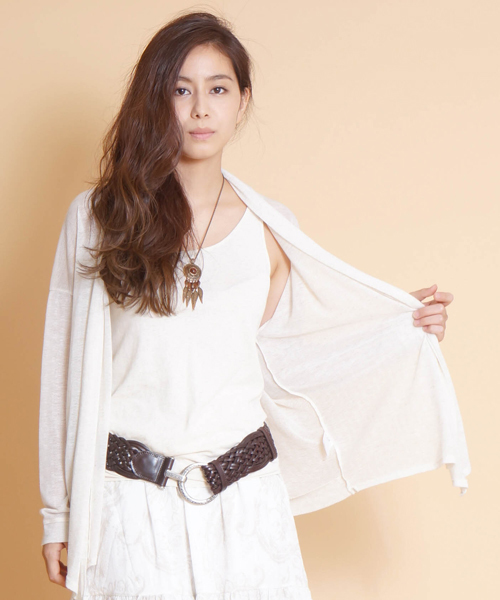 goa(ゴア)の「ひっかけ編みベルト(ベルト・レディース・アイボリー/ブラック/ブラウン/キャメル・FREE)」の10枚目の写真