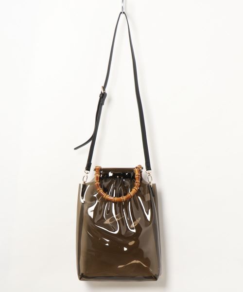 FREE'S MART(フリーズマート)の「ビッグバンブートート(トートバッグ・レディース・ホワイト/ブラック/ブラウン・フリ-)」の4枚目の写真