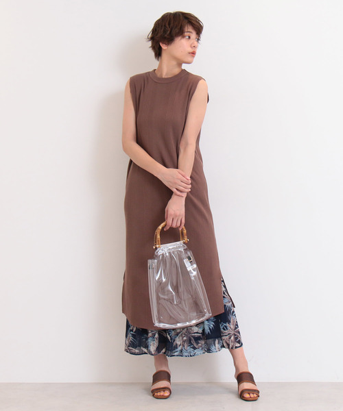 FREE'S MART(フリーズマート)の「ビッグバンブートート(トートバッグ・レディース・ホワイト/ブラック/ブラウン・フリ-)」の13枚目の写真