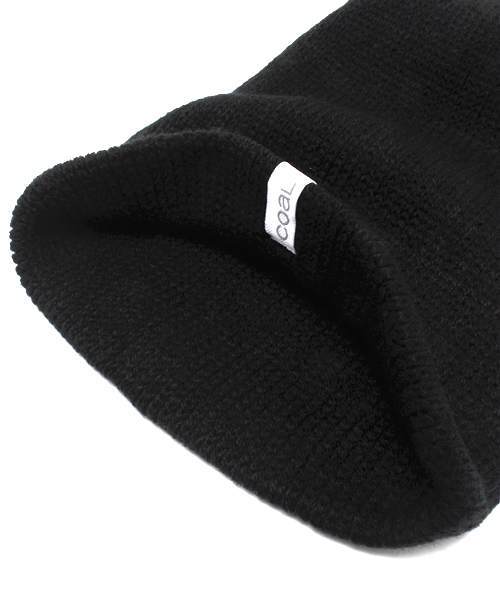 ONSPOTZ（オンスポッツ）の「COAL HEAD WEAR KNIT CAP THE FRENA SOLID BLACK（ニットキャップ/ビーニー・レディース・ブラック・FREE）」の4枚目の写真