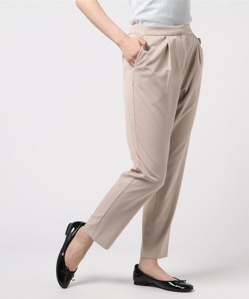 12Twelve Agenda(トゥエルブ アジェンダ)の「ストレッチツイルテーパードパンツ(その他パンツ・レディース・ベージュ/ネイビー/カーキ・M)」の1枚目の写真