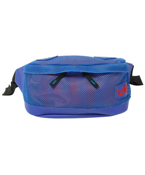 X-girl（エックスガール）の「MESH BODY BAG（ボディバッグ/ウエストポーチ・レディース・ホワイト/ブラック/オレンジ/ブルー・ONE SIZE）」の5枚目の写真