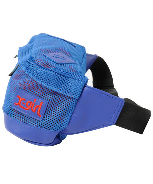 X-girl（エックスガール）の「MESH BODY BAG（ボディバッグ/ウエストポーチ・レディース・ホワイト/ブラック/オレンジ/ブルー・ONE SIZE）」の6枚目の写真