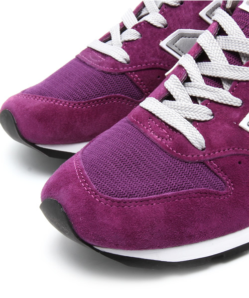 NEW BALANCE(ニューバランス)の「USA new balance M996 クラシックランニング ニューバランス メンズ(スニーカー・メンズ・グレー/パープル・26.5cm/27.5cm/26cm/27cm/28cm/24.5cm)」の6枚目の写真