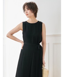 ナチュラルリネンスリーブレストップス