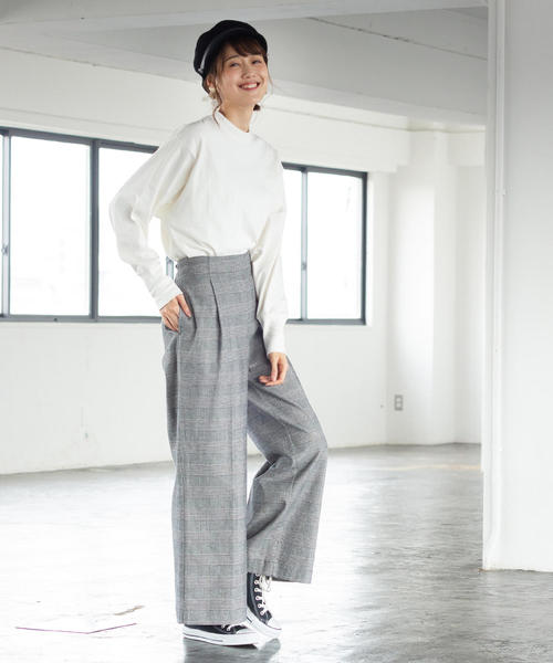 coen（コーエン）の「【WEB限定】USAコットンクルーネックカットソー#（Tシャツ/カットソー・レディース・ブラック/ホワイト/ベージュ/コバルトブルー/ネイビー/ライトグレー・FREE）」の10枚目の写真