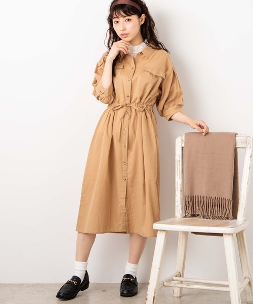 Wego Bigポケットウエストマークワンピース シャツワンピース Wego ウィゴー のファッション通販 Zozotown