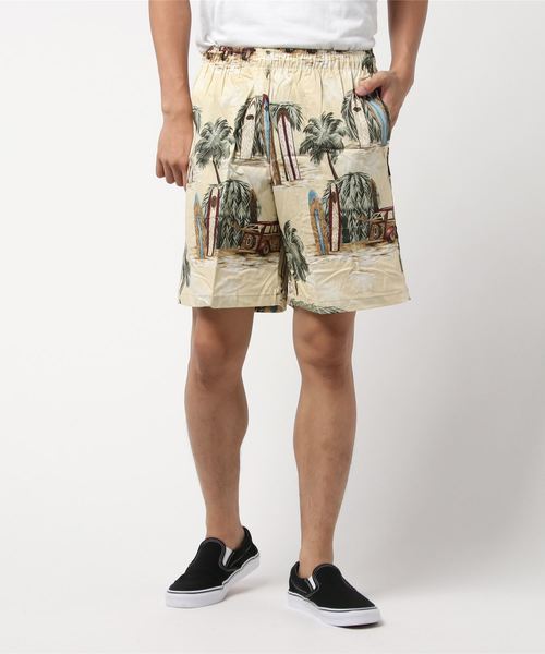 PARKS TOKYO SELECT(パークストウキョウセレクト)の「【RJC】(UN)MADE IN HAWAII コットン アロハショーツ(その他パンツ・メンズ・ベージュ/ネイビー/マルーン・SMALL/MEDIUM)」の2枚目の写真
