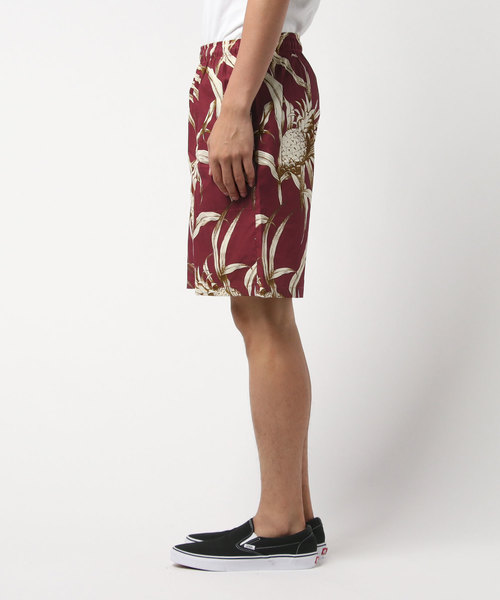 PARKS TOKYO SELECT(パークストウキョウセレクト)の「【RJC】(UN)MADE IN HAWAII コットン アロハショーツ(その他パンツ・メンズ・ベージュ/ネイビー/マルーン・SMALL/MEDIUM)」の4枚目の写真
