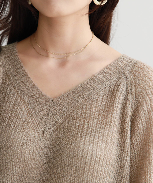 CLEA（クレア）の「チェーン レイヤード チョーカー ネックレス（ネックレス・レディース・シルバー/ゴールド・FREE）」の3枚目の写真