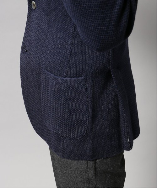 セール】LARDINI ダイヤジャガードジャケット（テーラード