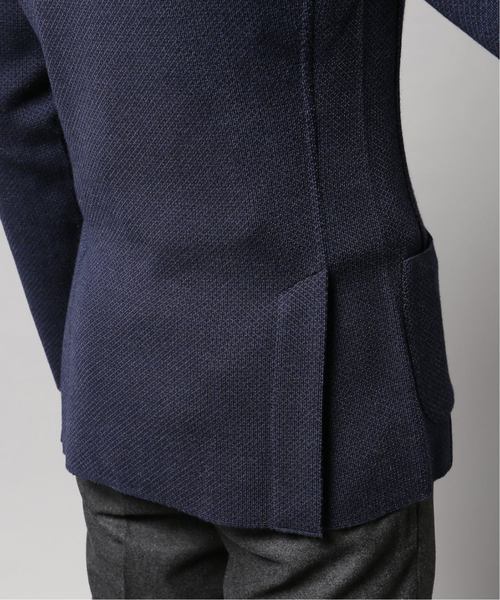 LARDINI 青 テーラードジャケット LARDINI 青 テーラードジャケット LARDINI 青 テーラード