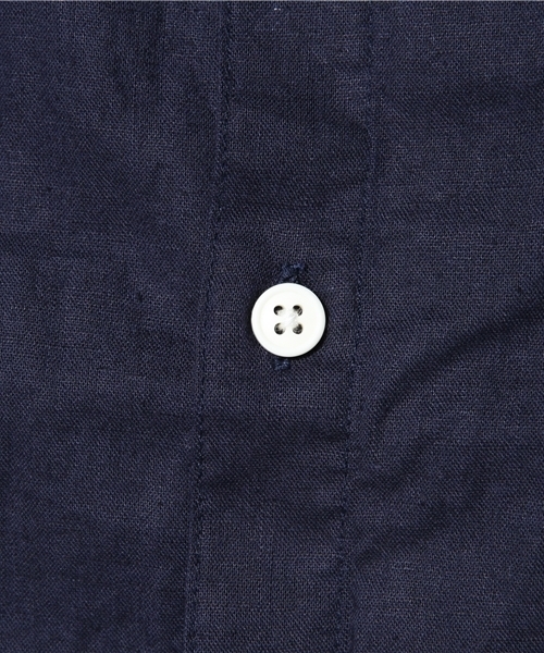 WEGO（ウィゴー）の「WEGO/リネンブレンドシャツ（シャツ/ブラウス・メンズ・ホワイト/カーキ/ネイビー/ロイヤルブルー/ピンク/ワイン・MEDIUM/LARGE）」の13枚目の写真