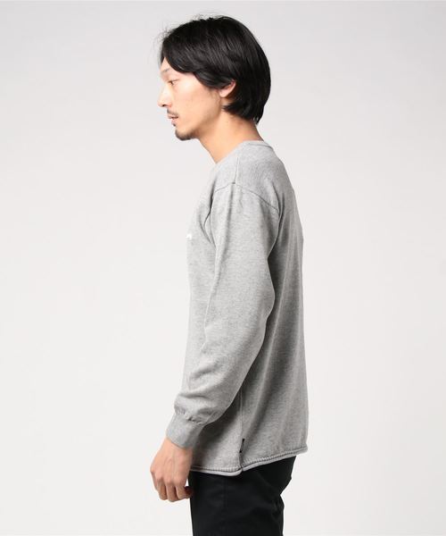 JACK & MARIE(ジャックアンドマリー)の「JACK & MARIE RELAX KNIT (ジャックアンドマリー リラックスニット)(ニット/セーター・メンズ・ブラック/ヘザーチャコール・S/M/L)」の13枚目の写真