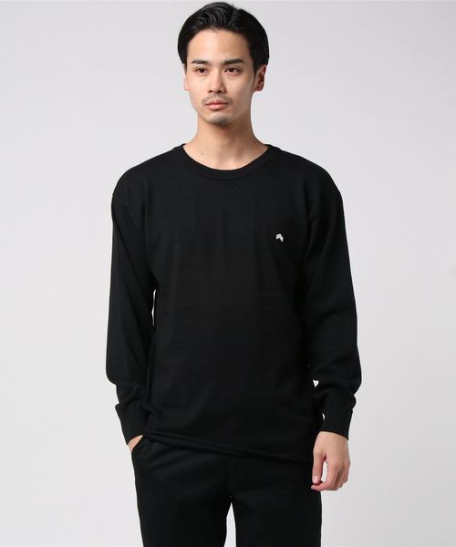 JACK & MARIE(ジャックアンドマリー)の「JACK & MARIE RELAX KNIT (ジャックアンドマリー リラックスニット)(ニット/セーター・メンズ・ブラック/ヘザーチャコール・S/M/L)」の11枚目の写真