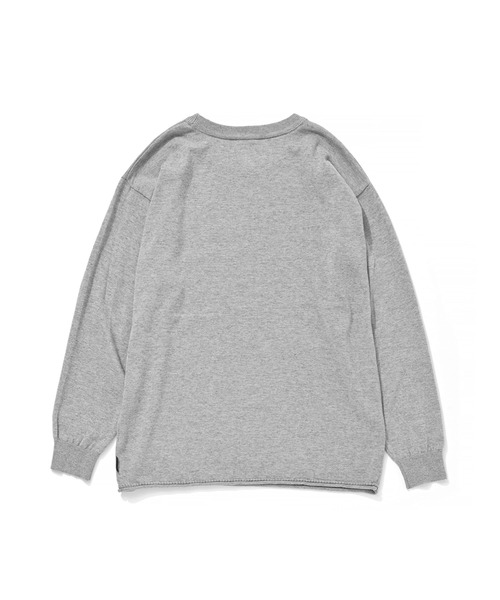 JACK & MARIE(ジャックアンドマリー)の「JACK & MARIE RELAX KNIT (ジャックアンドマリー リラックスニット)(ニット/セーター・メンズ・ブラック/ヘザーチャコール・S/M/L)」の6枚目の写真