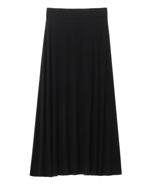 three dots(スリードッツ)の「Brushed sweater long skirt(スカート・レディース・ブラック/霜降りグレー・MEDIUM/X-SMALL/SMALL)」の7枚目の写真
