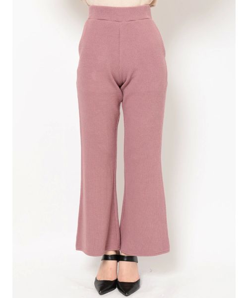 RESEXXY（リゼクシー）の「リブワイドパンツ（その他パンツ・レディース・ブラック/ピンク/ベージュ・FREE）」の15枚目の写真