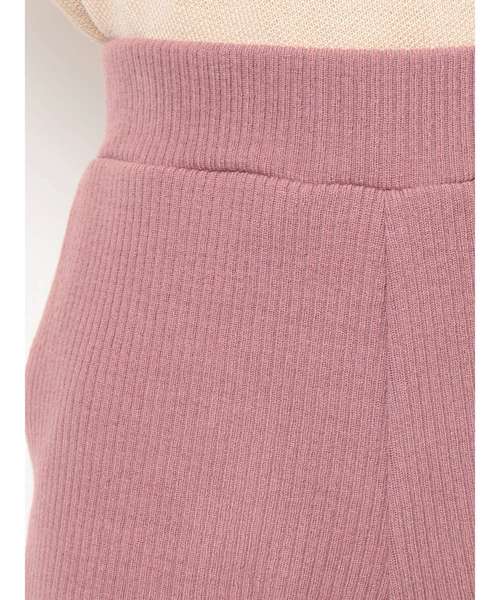 RESEXXY（リゼクシー）の「リブワイドパンツ（その他パンツ・レディース・ブラック/ピンク/ベージュ・FREE）」の12枚目の写真