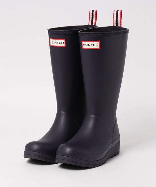 HUNTER（ハンター）の「ORIGINAL PLAY BOOT TALL（レインシューズ・レディース・ブラック/ダークネイビー/レッド・UK5/UK6/UK3/UK4）」の2枚目の写真