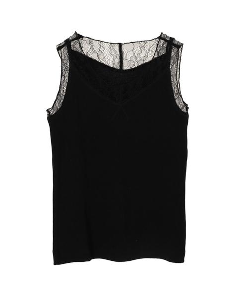 AMERICAN HOLIC（アメリカンホリック）の「ショルダーレースタンクトップ＊（タンクトップ・レディース・ブラック/オフホワイト/モカ/グレー系その他・M/L）」の16枚目の写真