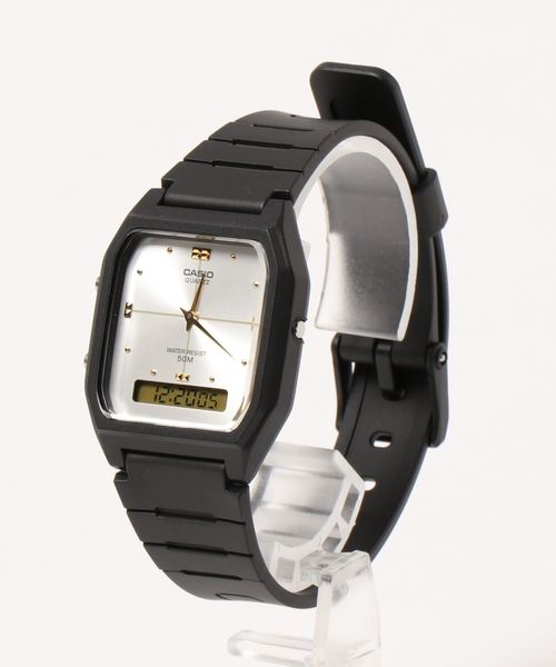 CASIO(カシオ)の「《CASIO(カシオ)》アナデジ 腕時計(アナログ腕時計・レディース・シルバー/ブラック/ゴールド/ブラウン・FREE)」の1枚目の写真