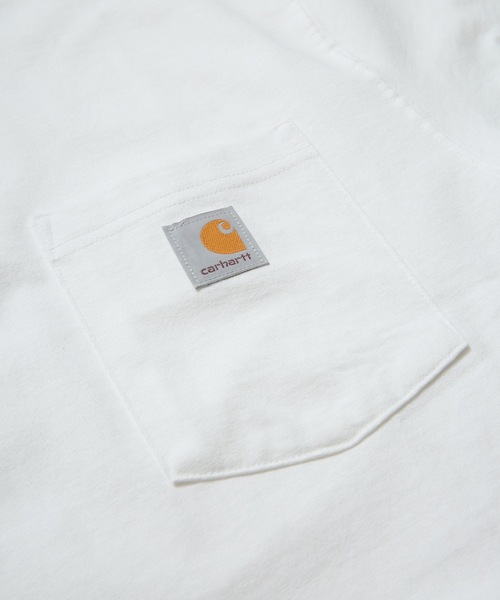 Carhartt（カーハート）の「【Carhartt/カーハート】WORKWEAR POCKET SHORT-SLEEVE T-SHIRT 　USサイズ　ビッグシルエット　ワンポイント　Tシャツ　ビッグシルエット　無地　ユニセックス クルーネック（Tシャツ/カットソー・メンズ・ホワイト/ブラック・MEDIUM/LARGE/SMALL）」の21枚目の写真