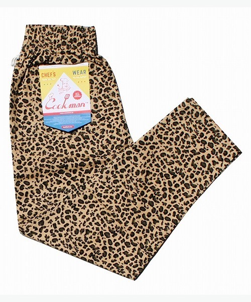 COOKMAN（クックマン）の「Cookman クックマン シェフパンツ イージーパンツ レオパード（その他パンツ・メンズ・ベージュ・SMALL/LARGE/MEDIUM/X-LARGE）」の6枚目の写真