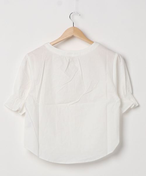 FUN.TRINITY（ファン トリニティー）の「コットンレースブラウス（シャツ/ブラウス・レディース・オフホワイト/ベージュ/グリーン/ネイビー・M）」の13枚目の写真