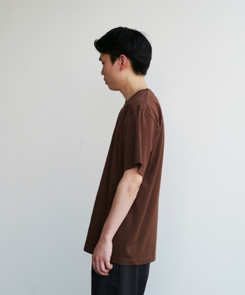 KAIKO alternative faded l/s t-shirt ブラウン KAIKO FADED HEAVYWEIGHT SWEAT SHIRT（スウェット）｜KAIKO