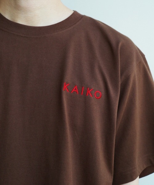 KAIKO alternative faded l/s t-shirt ブラウン ALL – KAIKO ONLINE STORE
