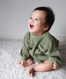 MAKE YOUR DAY | ワッフルポケットロンパース■70.80cm(ロンパース)