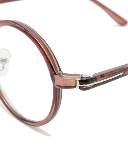 CIAOPANIC（チャオパニック）の「【Ciaopanic】丸眼鏡（メガネ・レディース・その他1/ブラウン・FREE）」の5枚目の写真