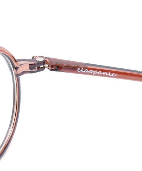 CIAOPANIC（チャオパニック）の「【Ciaopanic】丸眼鏡（メガネ・レディース・その他1/ブラウン・FREE）」の7枚目の写真