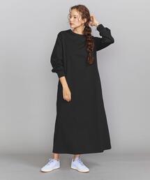 BEAUTY&YOUTH UNITED ARROWS | BY コットン裏毛ロングスリーブマキシワンピース(ワンピース)