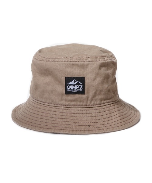 CAMP7（キャンプセブン）の「TWILL HAT（ハット・メンズ・ホワイト/ブラック/ベージュ/カーキ・FREE）」の3枚目の写真