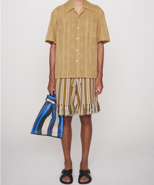 CMMN SWDN（コモンスウェーデン）の「CMMN SWDN/コモンスウェーデン/Alvar knitted shorts  M18W521（その他パンツ・メンズ・ベージュ/ブラウン・48/46）」の6枚目の写真